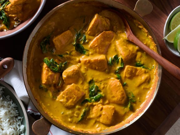 pumpkin curry salmon