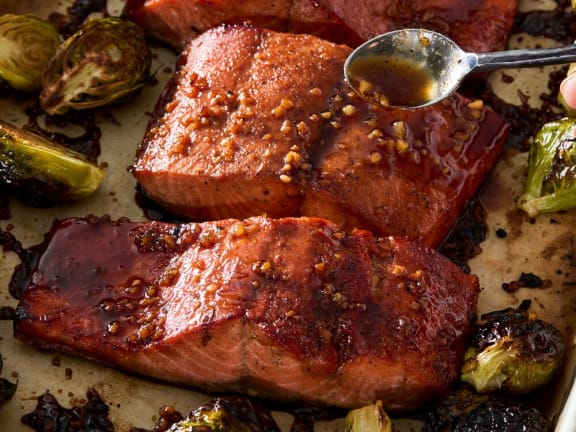 honey garlic salmon