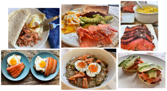 salmon for breakfast