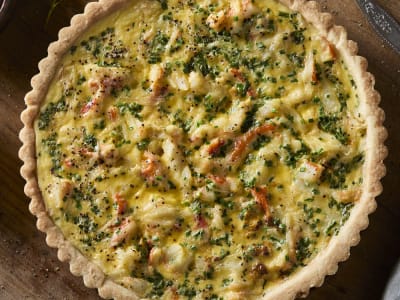 snow crab tart