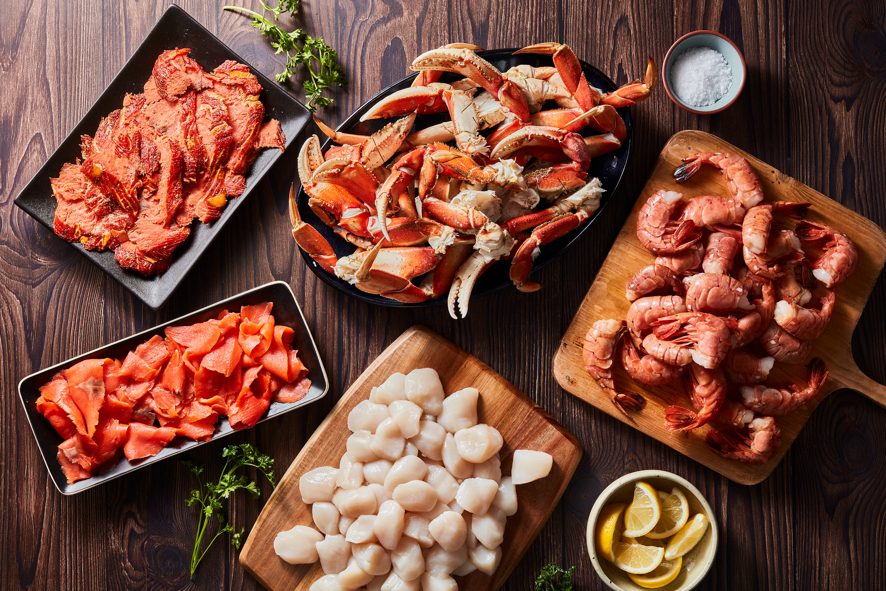 Shellfish Box Shellfish & Smoked Salmon Box