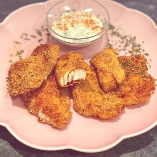 TEAM RECIPE: Kayleen's Hot Breaded Rockfish