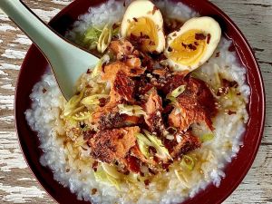 Congee with Hot Smoked Sockeye-image
