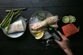 Seasoned Sablefish, Rockfish and Salmon