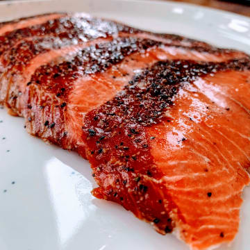 hot smoked sockeye salmon