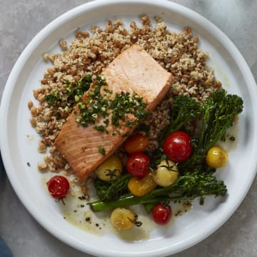 coho with ancient grains