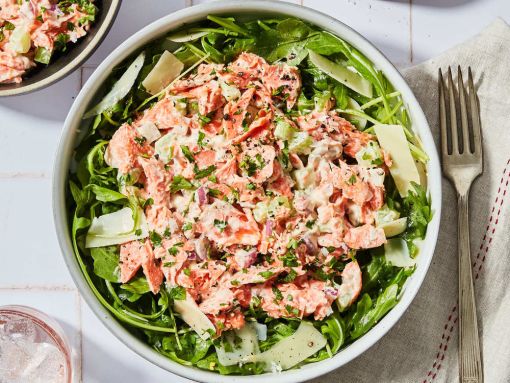 5-Minute Leftover Salmon Salad