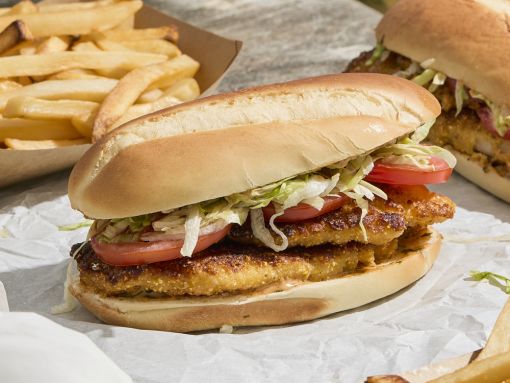 Cornmeal Crusted Wild Alaska Pollock Po' Boy