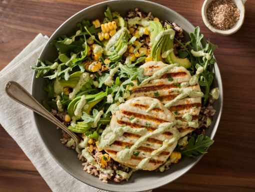 Chimichurri Crema for Pacific Halibut Burger Bowl