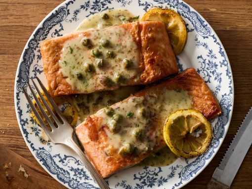 Easy Salmon Piccata
