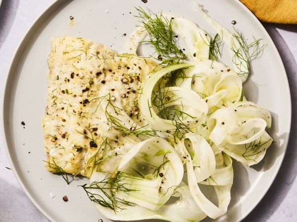 Lemon Dijon Cod with Fennel Salad
