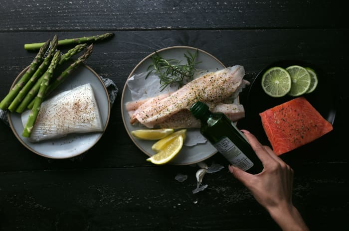 Seasoned Sablefish, Rockfish and Salmon