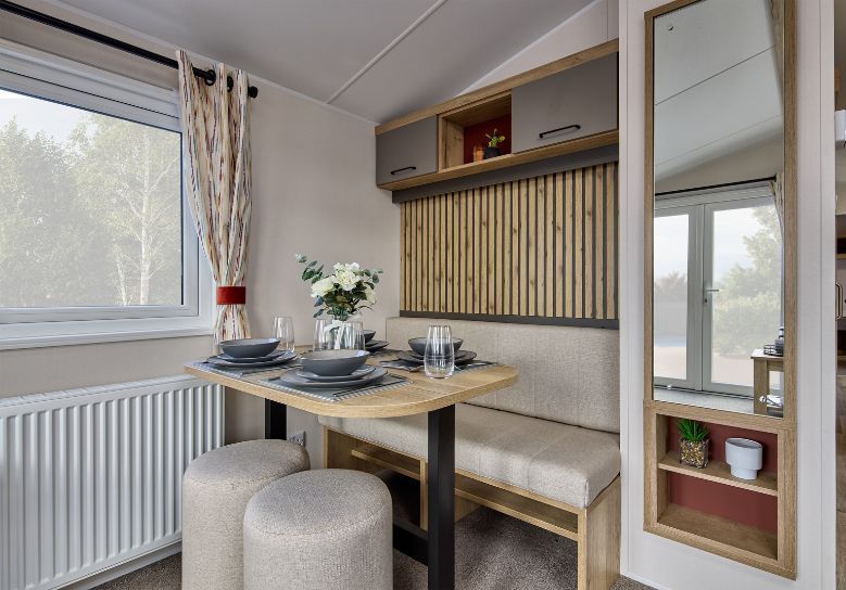 Willerby Rio Access holiday home dining table