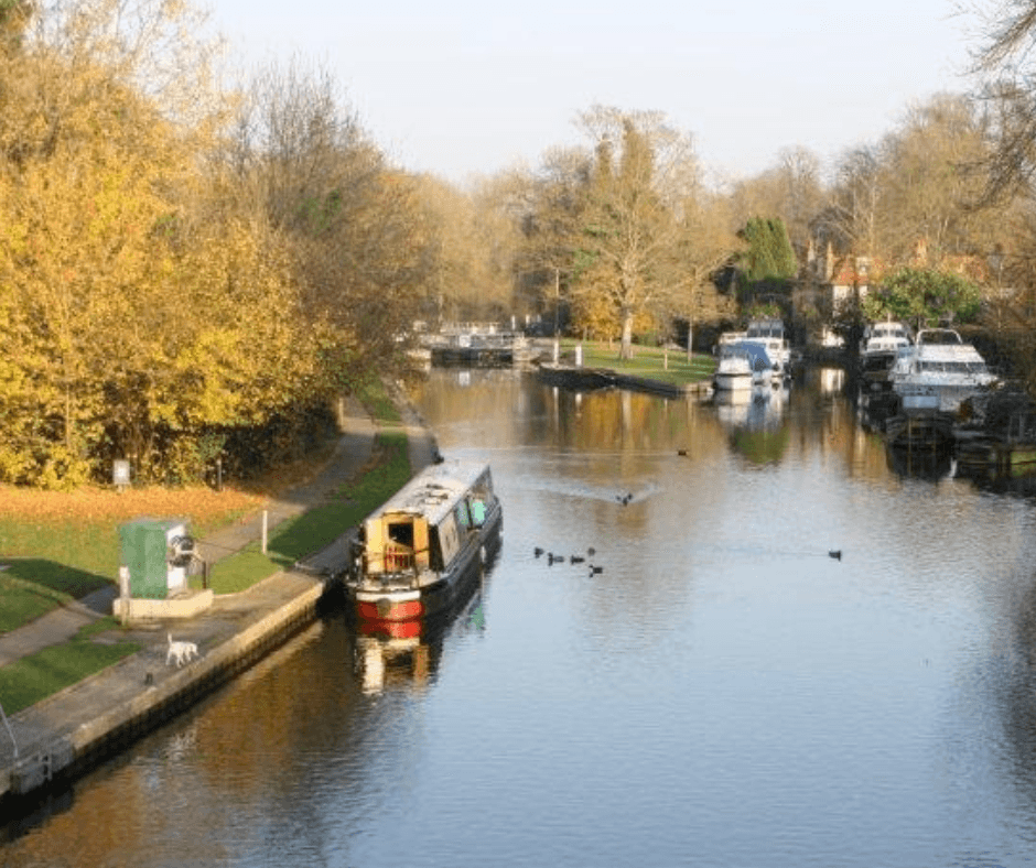 riverside location set in the ancient village of Hurley