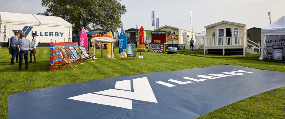 The impressive Willerby Village had a standout presence at the heart of The Great Holiday Home Show