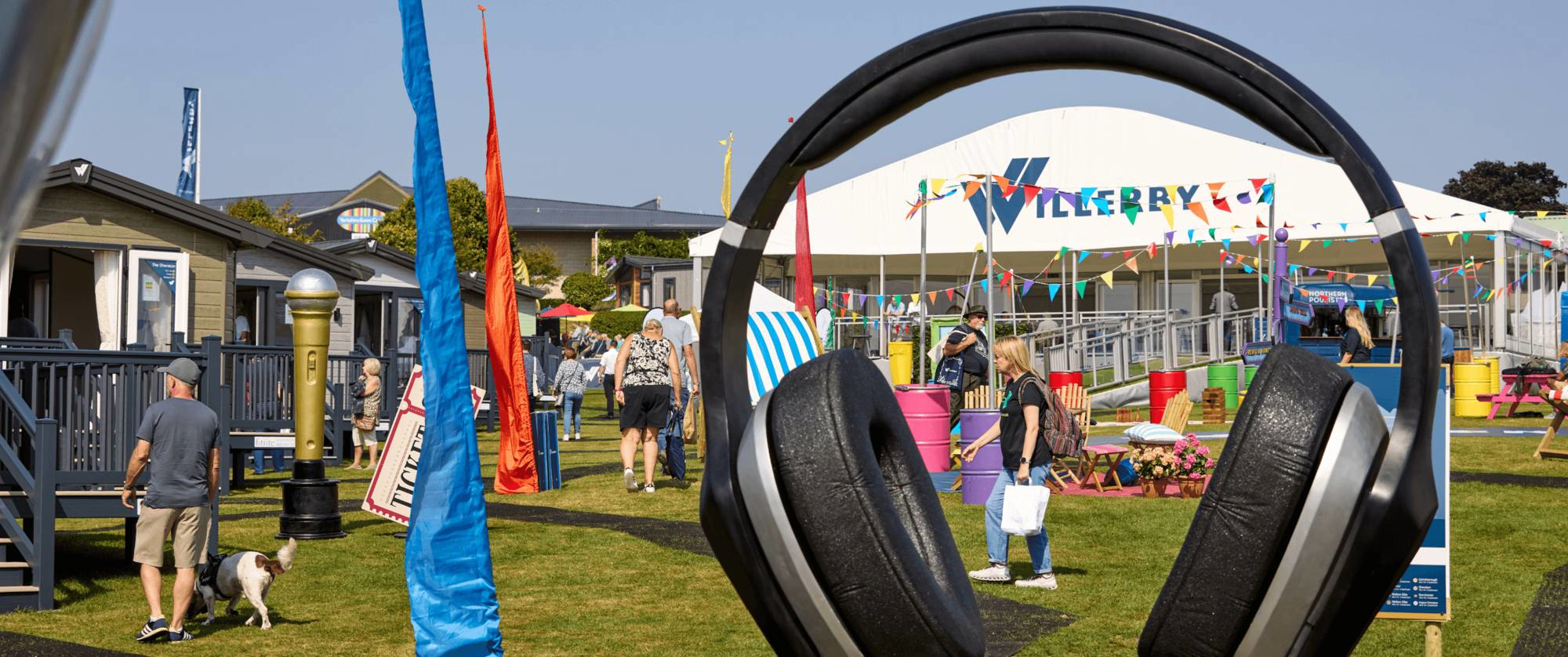 The Willerby festival at the Great Caravan, Motorhome, and Holiday Home Show, Harrogate 2024