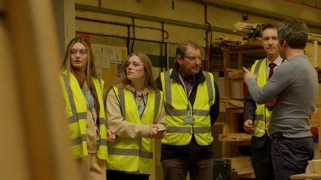 Visiting the factory