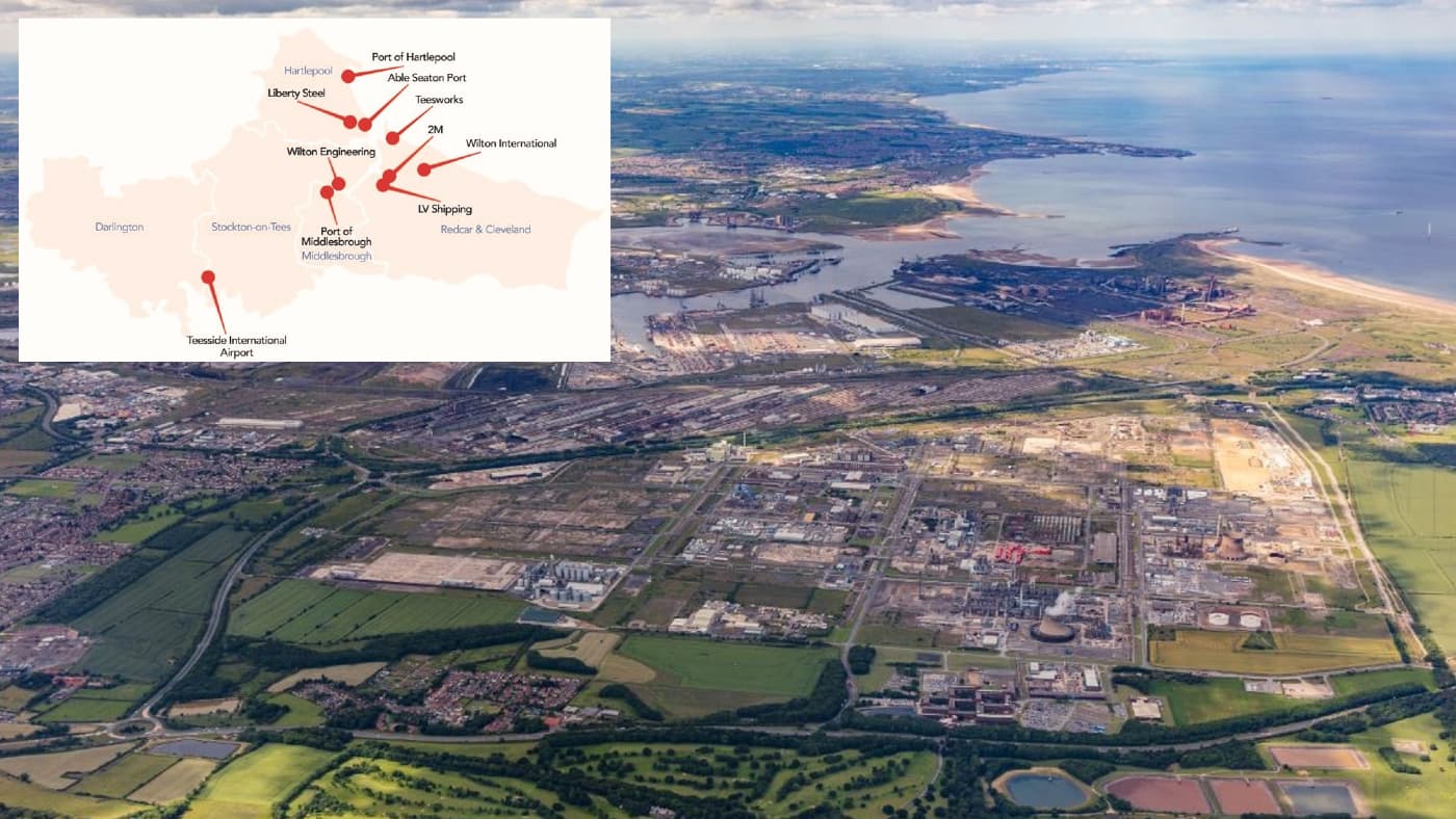 Wilton International Site Map Teesside's Partnership Celebrates A Winning Freeport Bid - Including Wilton  International As A Key Production Zone