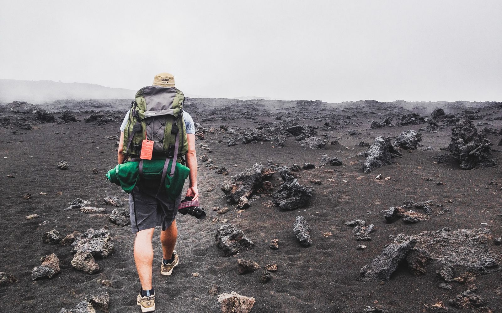 Hiking in Haleakala Crater