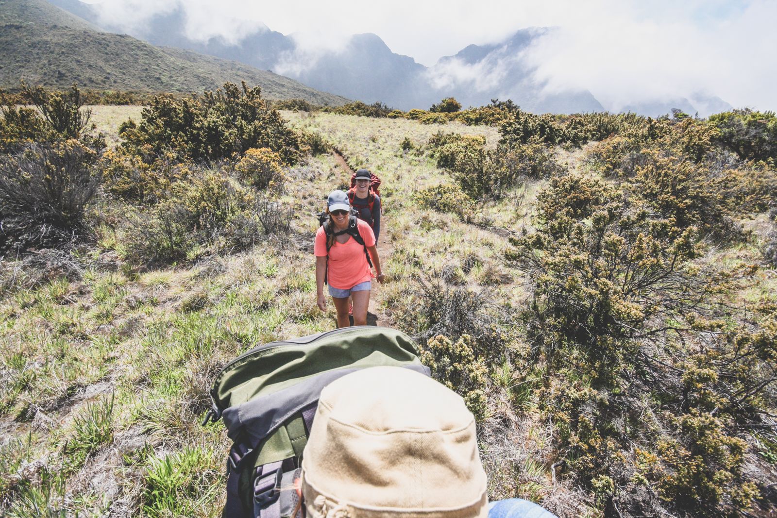 Hiking in Haleakala Crater