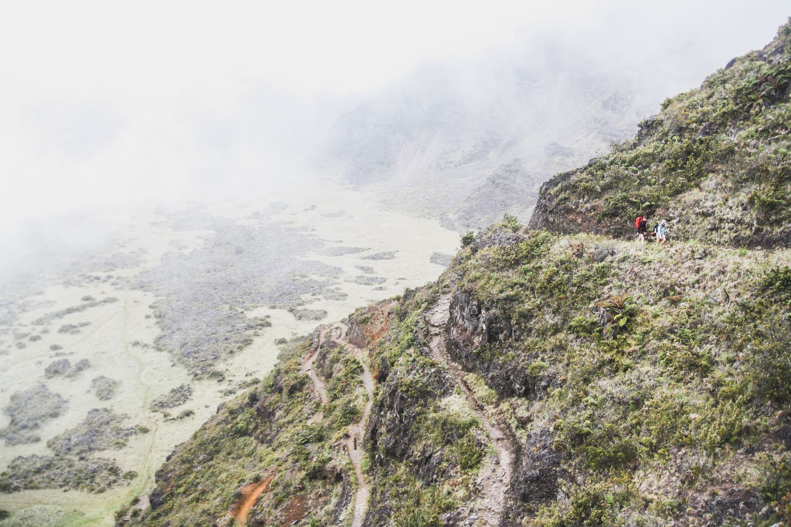 Hiking in Haleakala Crater