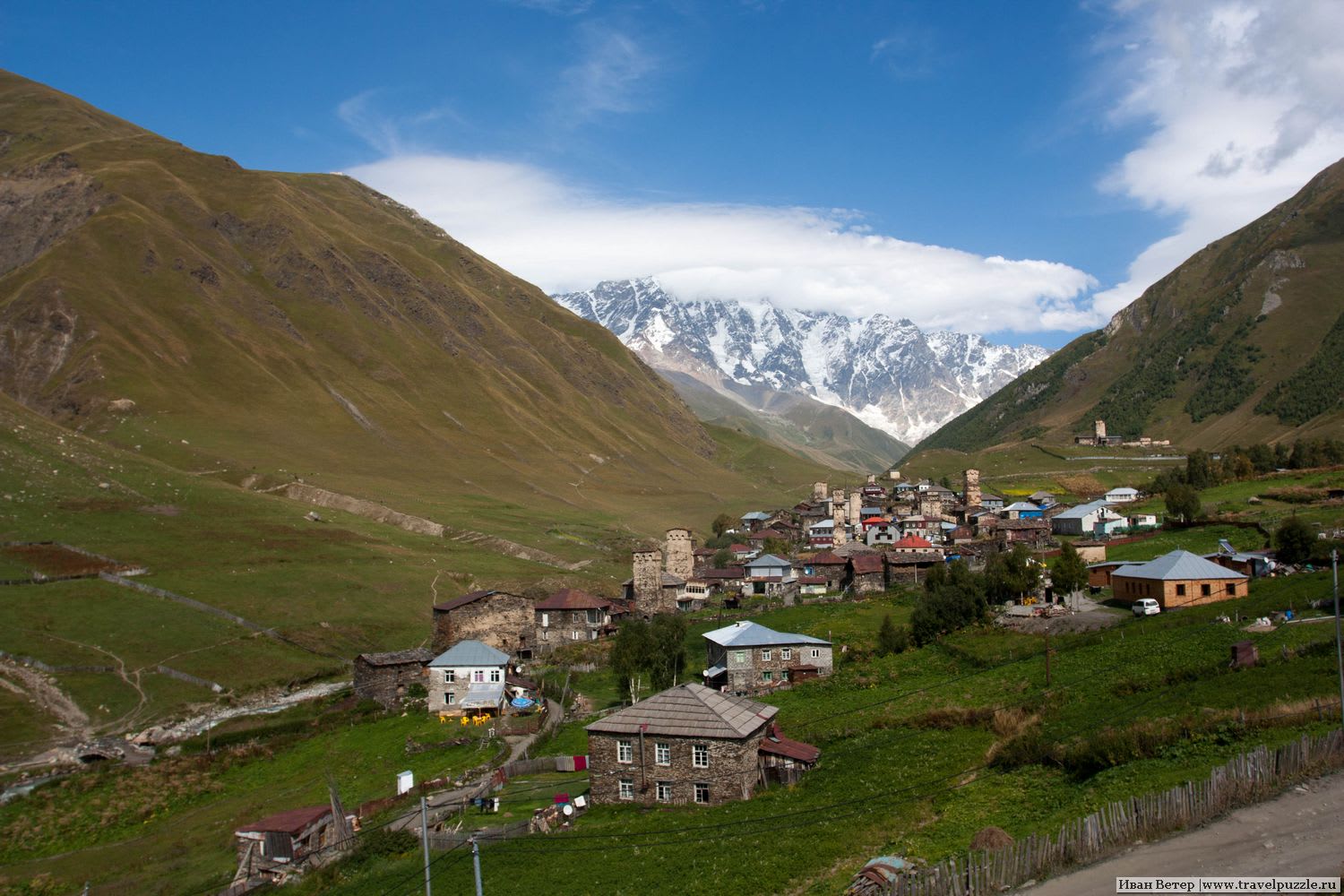 Ушгули и гора Шхара