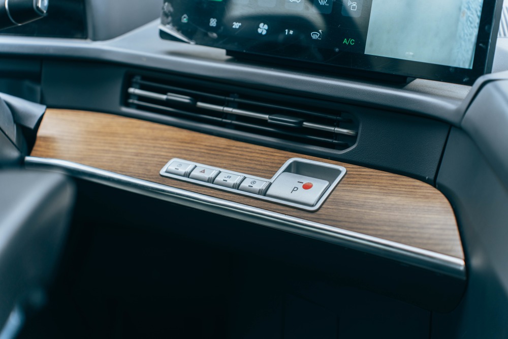 Premium wood trim and controls
