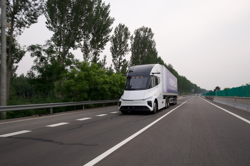 Windrose EV truck completed 2,253km all-electric trip carrying goods for Decathlon China