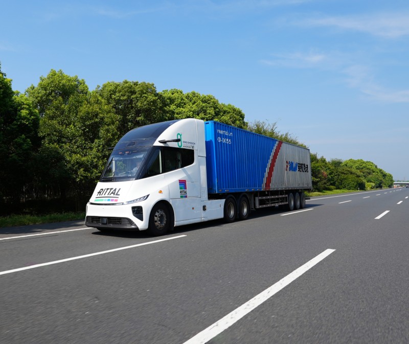Windrose Technology together with our customer Rokin Logistics  enables zero-emissions trucking for Rittal GmbH & Co. KG, a leading provider of enclosures for data centers