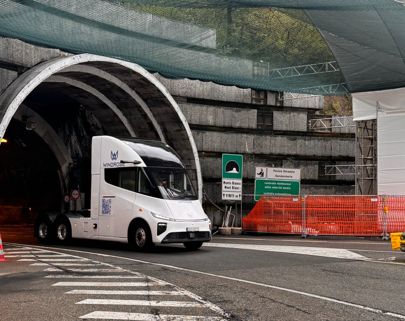 Windrose Technology, full electric, long-haul trucks set multiple records following deployment across Europe, US, and China