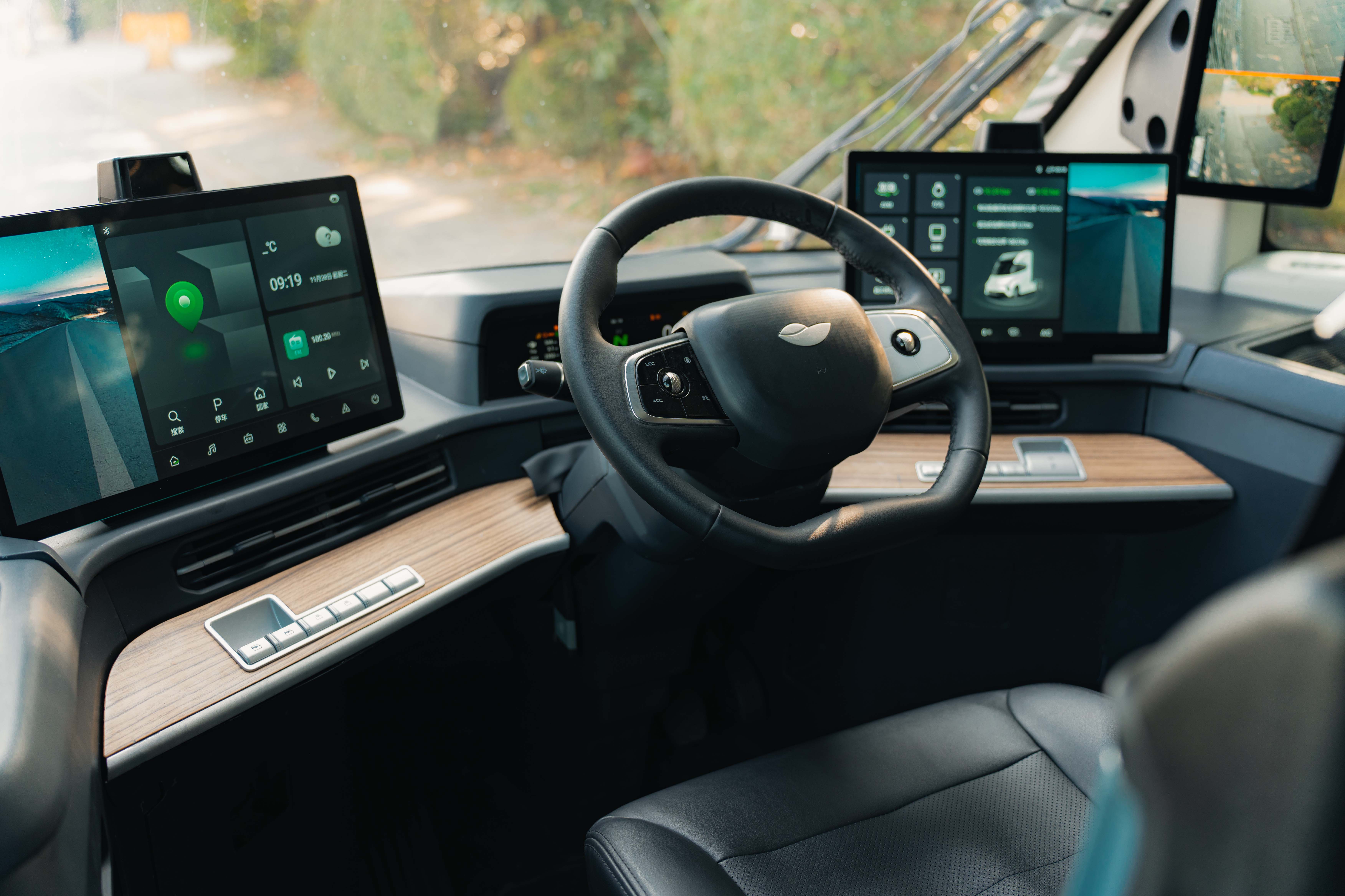 Windrose truck cockpit interior