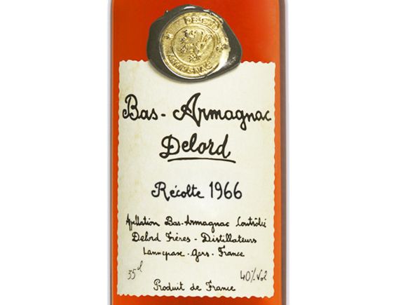 ARMAGNAC DELORD DELORD ARMAGNAC MILLÉSIME 1966 35CL 1966