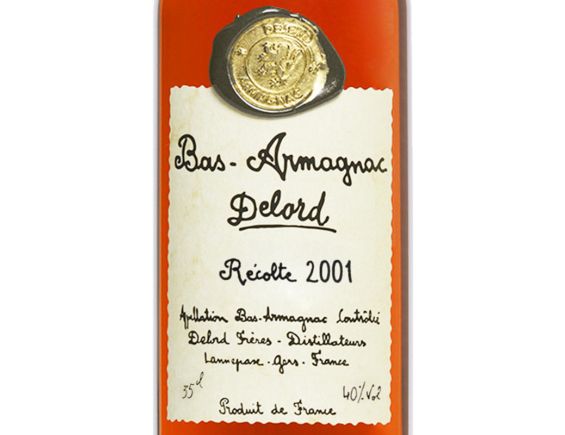 ARMAGNAC DELORD DELORD ARMAGNAC MILLÉSIME 2001 35CL 2001