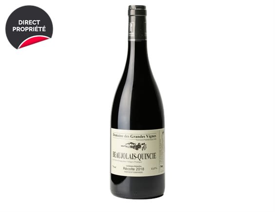 BEAUJOLAIS QUINCIÉ ROUGE 2018 - DOMAINE DES GRANDES VIGNES