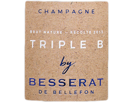 CHAMPAGNE BESSERAT DE BELLEFON  TRIPLE B BRUT NATURE