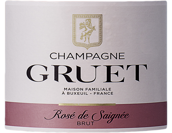 CHAMPAGNE GRUET BRUT ROSE DE SAIGNEE