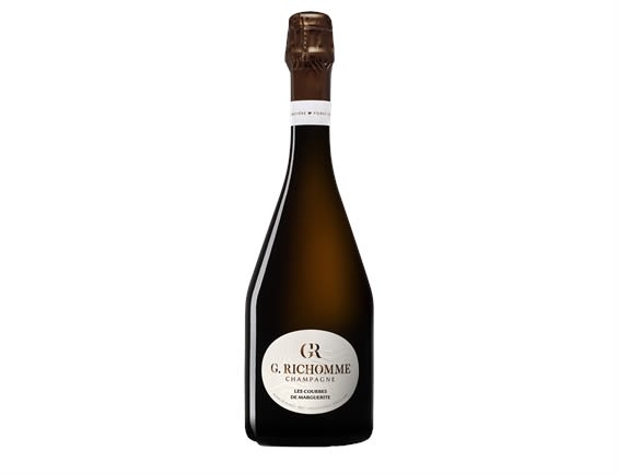 CHAMPAGNE LES COURBES DE MARGUERITE BLANC DE BLANCS BRUT BLANC - CHAMPAGNE G. RICHOMME