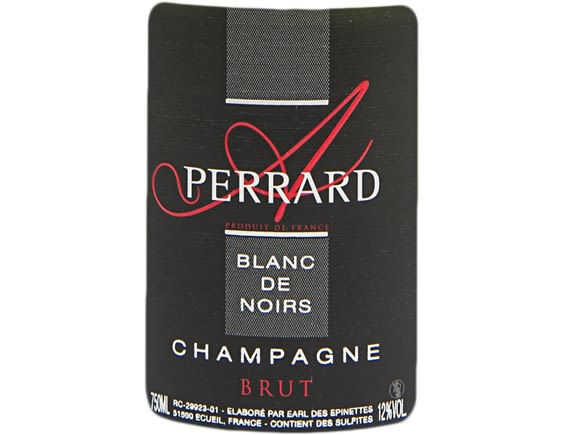 CHAMPAGNE PERRARD ARNAUD BLANC DE NOIRS PREMIER CRU BRUT BLANC