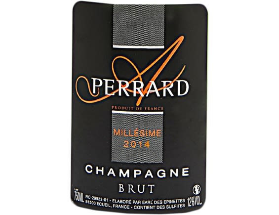 CHAMPAGNE PERRARD ARNAUD BRUT MILLESIME CHAMPAGNE PREMIER CRU BLANC 2014