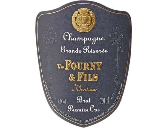 CHAMPAGNE VEUVE FOURNY & FILS GRANDE RESERVE BRUT VERTUS PREMIER CRU BLANC BRUT