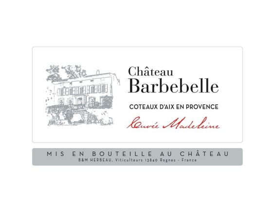 CHÂTEAU BARBEBELLE COTEAUX D'AIX EN PROVENCE ROSÉ 2019