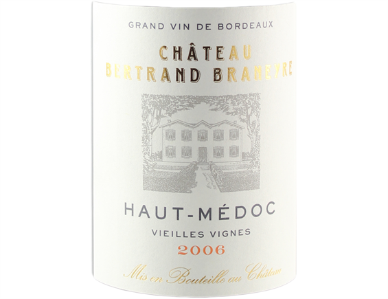 CHATEAU BERTRAND BRANEYRE HAUT-MEDOC ROUGE 2006