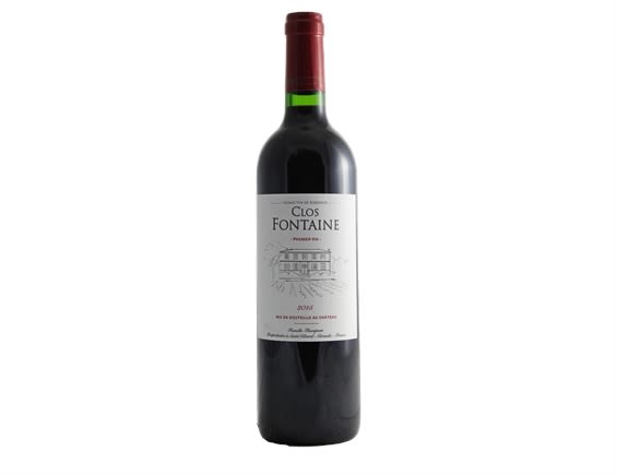 CHATEAU CLOS FONTAINE COTES DE BORDEAUX FRANCS ROUGE 2015