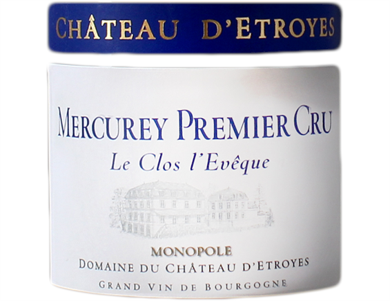 CHATEAU D'ETROYES MONOPOLE MERCUREY 1ER CRU LE CLOS L'EVEQUE BLANC 2017