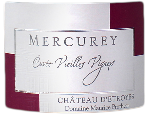 CHATEAU D'ETROYES VIEILLES VIGNES MERCUREY ROUGE 2017