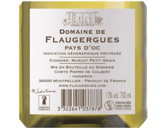 CHATEAU DE FLAUGERGUES PAYS D'OC BLANC