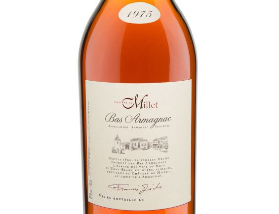 CHÂTEAU DE MILLET MILLET ARMAGNAC MILLESIME 1975 MAGNUM 150 CL 1975