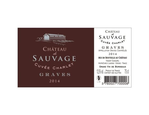 CHÂTEAU DE SAUVAGE GRAVES 2014