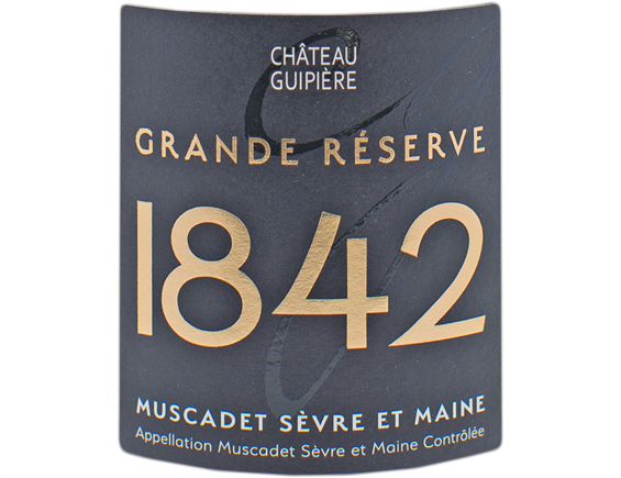 CHATEAU GUIPIERE GRANDE RESERVE 1842 MUSCADET SEVRE ET MAINE BLANC