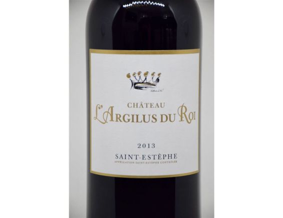 CHÂTEAU L'ARGILUS DU ROI SAINT-ESTÈPHE 2013